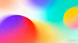 多彩渐变几何抽象背景图