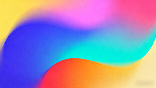 多彩渐变流体背景图