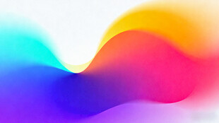 多彩流体渐变抽象背景图