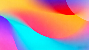 绚丽多彩流体渐变背景图