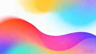 多彩渐变流体背景图案