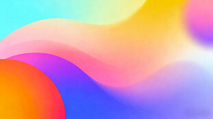 多彩渐变流体抽象背景图