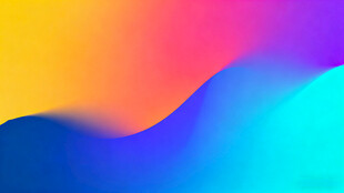 多彩渐变流体背景图