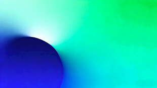 渐变色彩的抽象图形画面