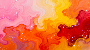 梦幻多彩流体艺术背景