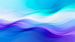 梦幻蓝紫色流动波浪背景