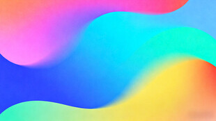 多彩渐变流体背景图案