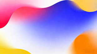 多彩渐变流体抽象背景图