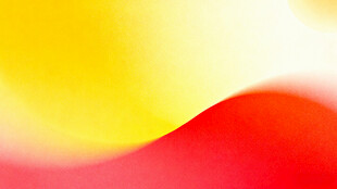 红黄渐变动感波浪背景