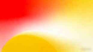 红黄渐变梦幻色彩画面