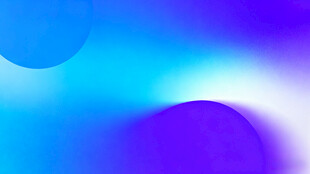 蓝紫色渐变流体背景图