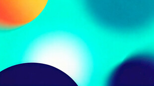 多彩圆形抽象背景图案