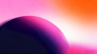 梦幻色彩的球体