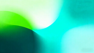 渐变绿蓝流体抽象背景