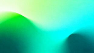 渐变绿蓝抽象山水背景