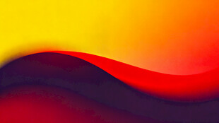 绚丽渐变波浪背景图