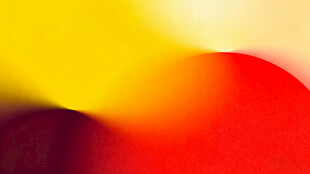 色彩斑斓的抽象光影画面