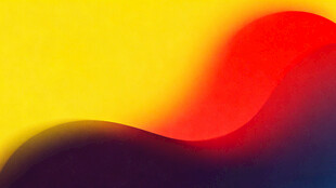 绚丽色彩抽象波浪图案