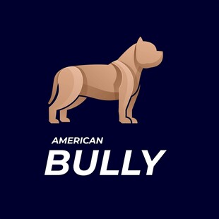 美国恶霸犬标志形象