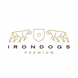 铁狗高端品牌标志设计