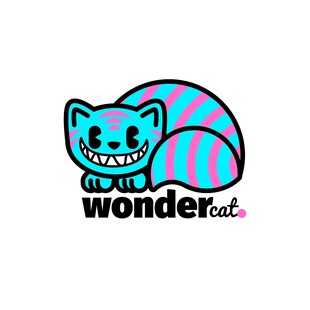 奇妙猫卡通标志