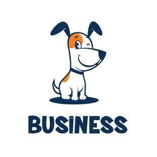 商务小狗标志设计