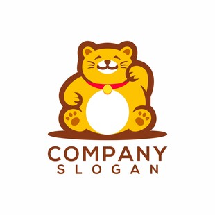 可爱小熊公司标志