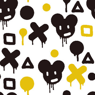 几何卡通图案背景设计