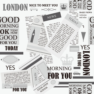 英文报纸风文字背景图案