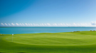 海滨高尔夫球场美景