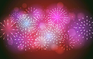 烟花背景