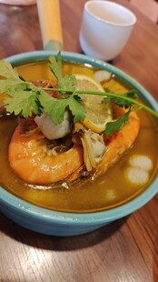 美味海鲜咖喱汤