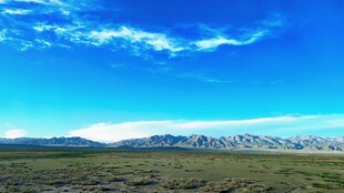 青海湖茶卡蓝天旷野雪山壮丽景观