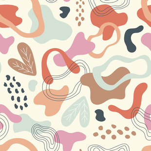 抽象几何多彩图案背景