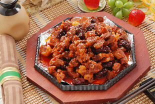 铁板枣香牛肉