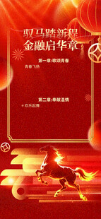 金融投资盛典海报背景