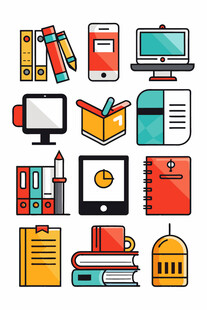 多样学习办公元素集合