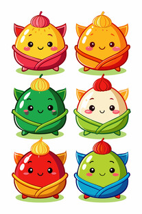 可爱卡通水果小精灵造型