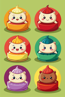 可爱卡通水果拟人形象