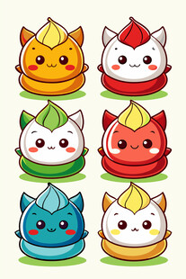 可爱卡通小动物头像集合