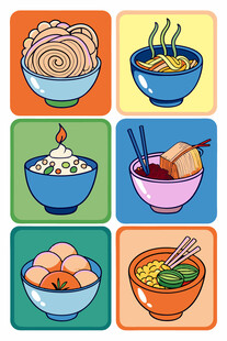 多样面食美食集合