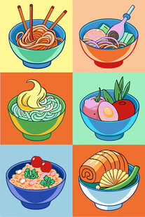 多彩美味亚洲特色美食集