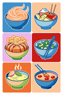 多彩美味面食与汤品