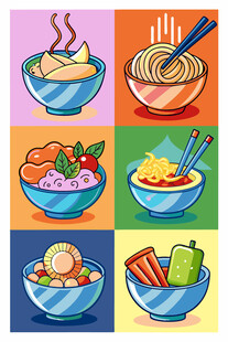 多彩面食美食集合