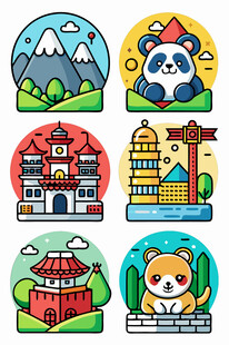 中国元素图标集