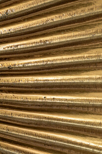 金色波纹金属质感纹理