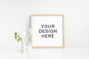 简约相框设计展示样机