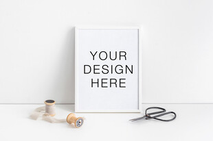 空白海报样机展示