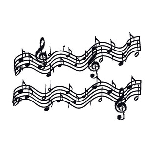 简约音乐符号图案