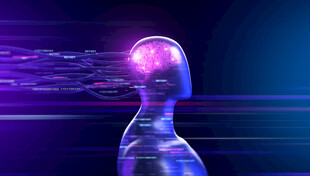 科技感人脑概念图像